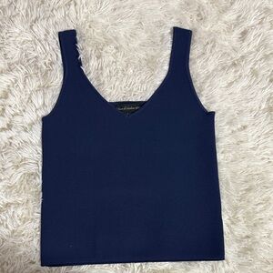 House of Harlow 1960 Deep Blue Tank Top